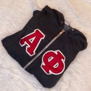 Alpha Phi zip up hoodie